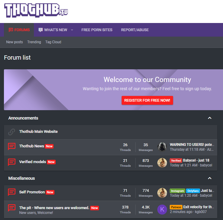 Thothub Forums